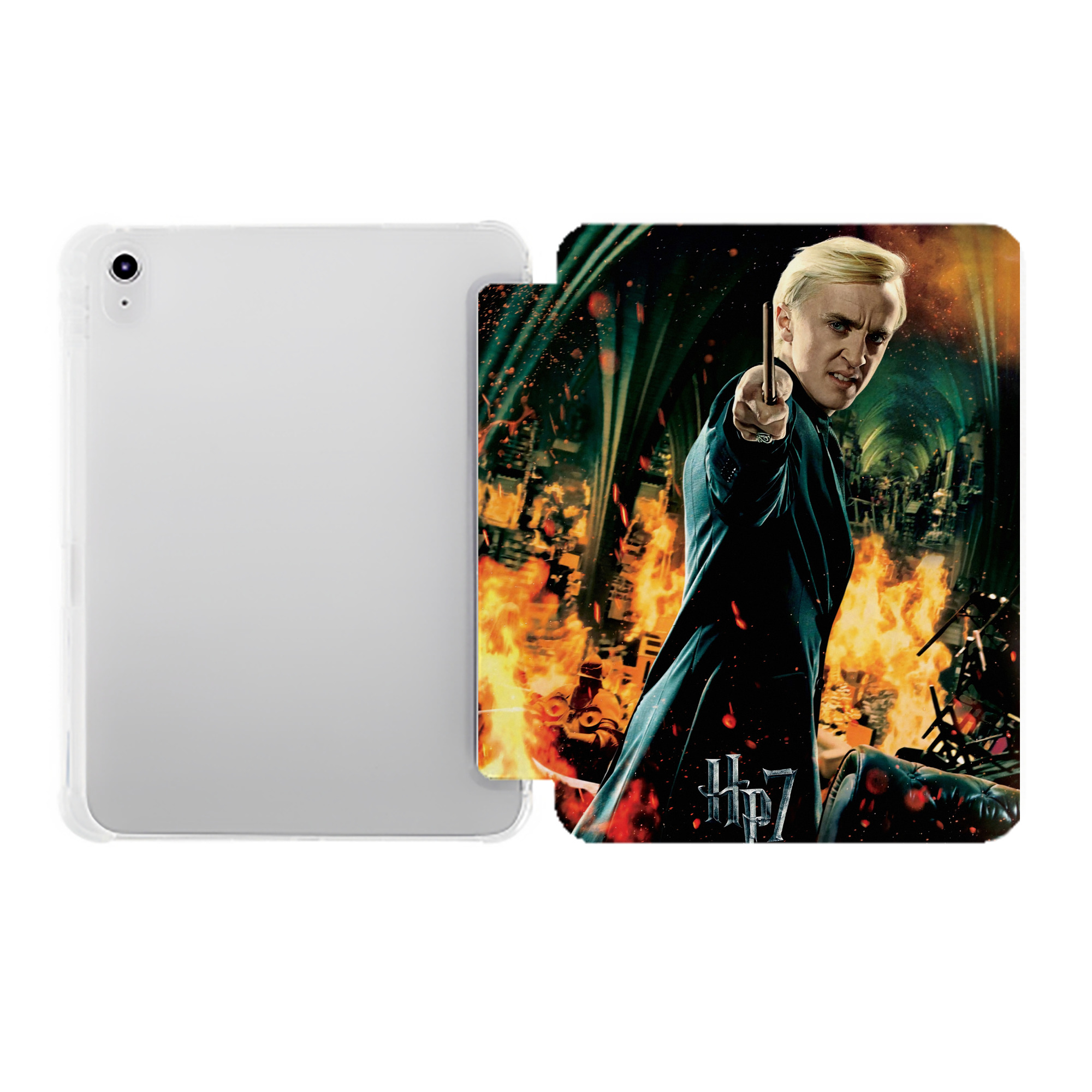 （画像用） Harry Potter ハリー・ポッターシリーズ IPad ケース ペン収納付き 三つ折りスタンド PUレザー×シリコン 対応機種9.5/10.5/10.9インチ
